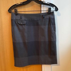 Theory plaid skirt